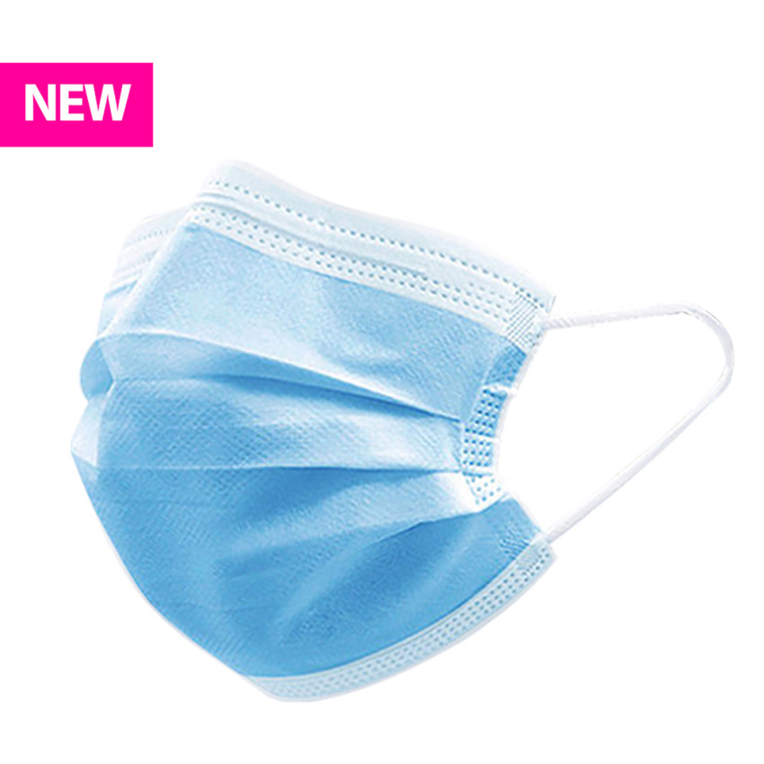 Disposable Protective Mask Blue Color - 1 BOX 50 pcs